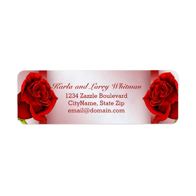 Red Marble and Roses (Front)