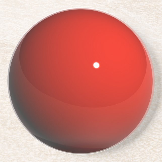 Red Marble Coaster (Front)