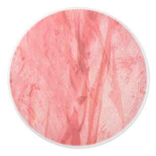 Red Marble Look Ceramic Pull