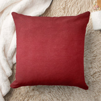 Red Maroon artistic, elegant modern Throw Pillow