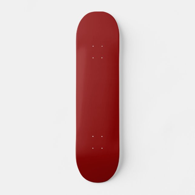 Red maroon skateboard (Front)