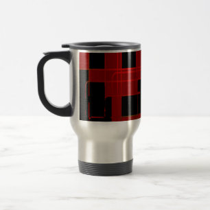 Red Matrix Camo (AOM Design) Travel Mug