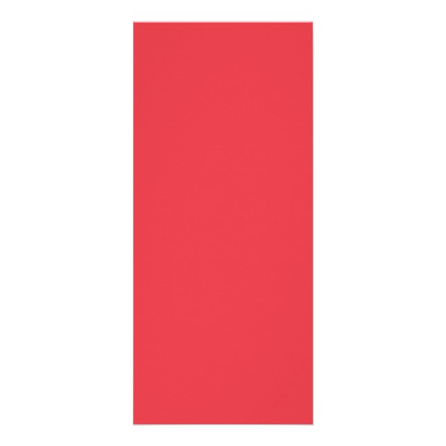 Red Matte 4″×9″ Custom Rack Cards – Customizable (Front)