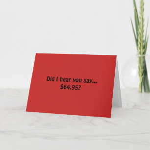 Red Medicare 65e carte d'anniversaire humoristique