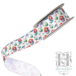 Red Mermaid Satin Ribbon