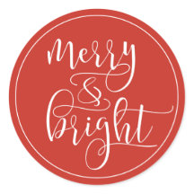 Red Merry And Bright Script