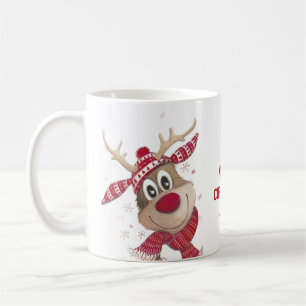 Red Merry Christmas Coffee Mug