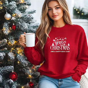 Red Merry Christmas Holiday T-Shirt