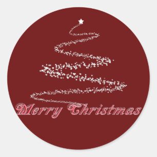 Red Merry Christmas Seal