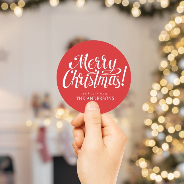 Red Merry Christmas Sticker (Creator Uploaded)