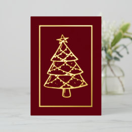 Red Merry Christmas! Xmas Holiday Your Words