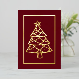 Red Merry Christmas! Xmas Holiday Your Words