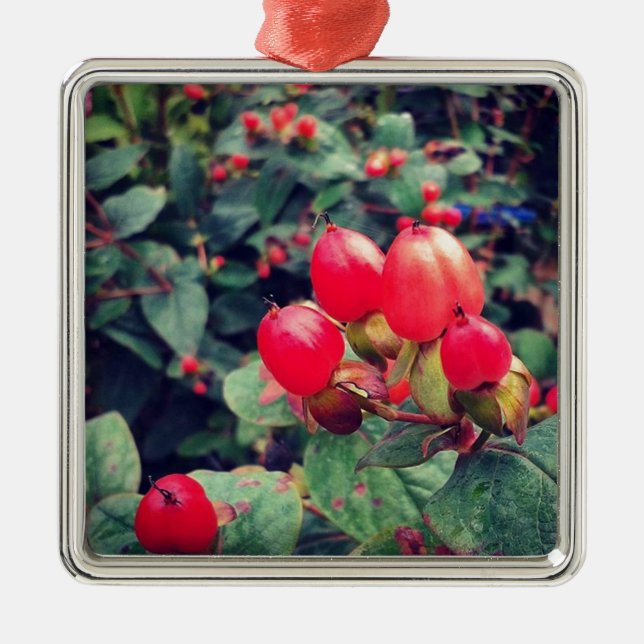 Red Metal Ornament (Front)