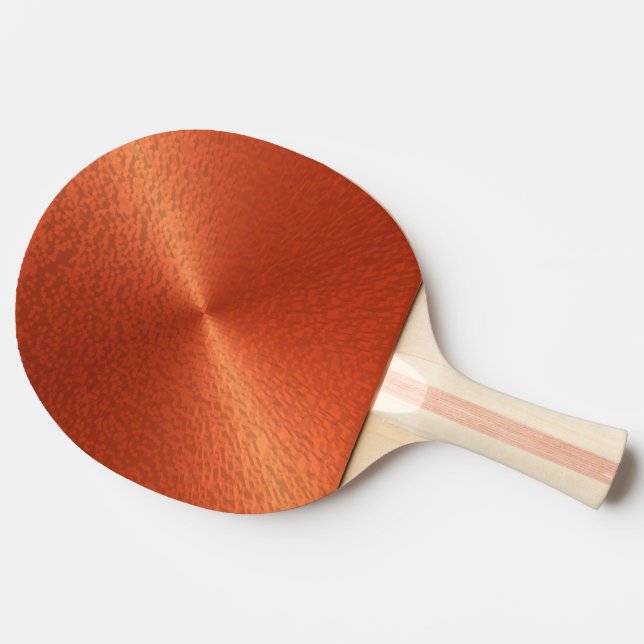 Red Metallic Ping Pong Paddle (Side)