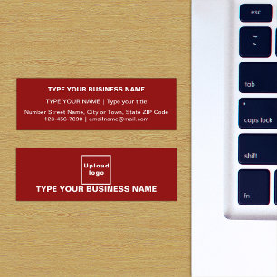Red Mini Business Card