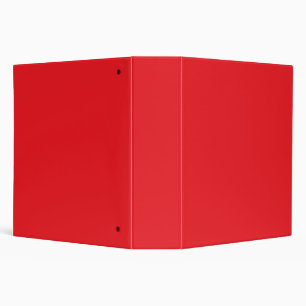 Red Minimal Binder Bold Chic Organization