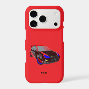 Red Minimalistic Custom Photo Name Personalized 