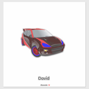 Red Minimalistic Custom Photo Name Personalized