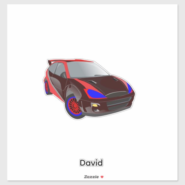 Red Minimalistic Custom Photo Name Personalized  (Sheet)