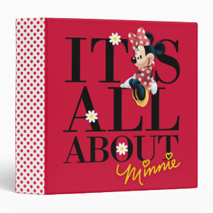 Red Minnie All About Me Binder