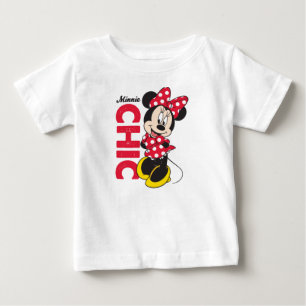 Red Minnie Chic Baby T-Shirt