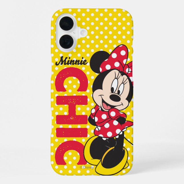 Red Minnie | Chic iPhone Case (Back)