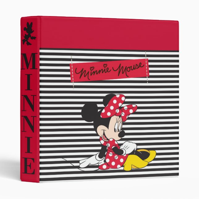 Red Minnie | Cute Binder (Front/Spine)
