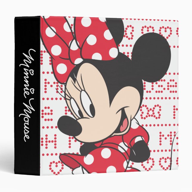 Red Minnie | Cute Binder (Front/Spine)