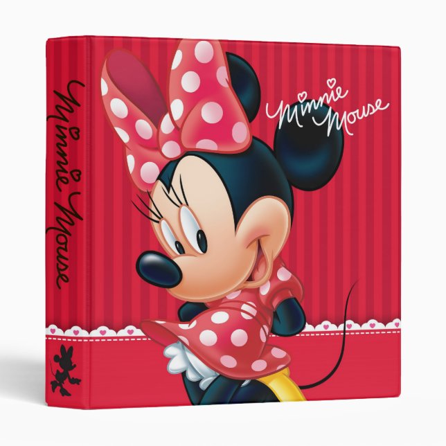 Red Minnie | Cute Binder (Front/Spine)