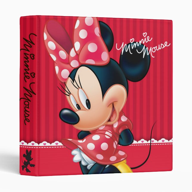 Red Minnie | Cute Binder (Front/Spine)
