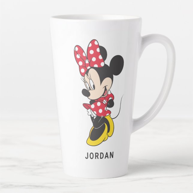 Red Minnie | Cute Latte Mug (Right)