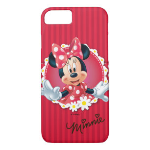 Red Minnie Flower Frame Case-Mate iPhone Case