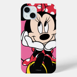 Red Minnie Head in Hands iPhone 15 Mini Case