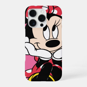 Red Minnie Head in Hands iPhone 16 Pro Case