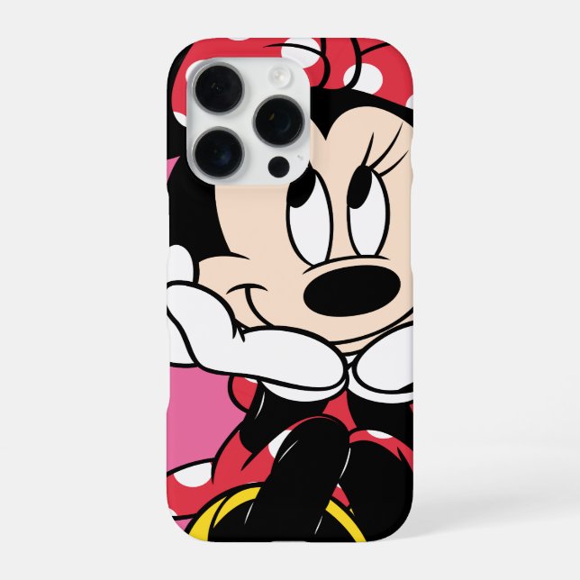 Red Minnie | Head in Hands iPhone Case (Back)