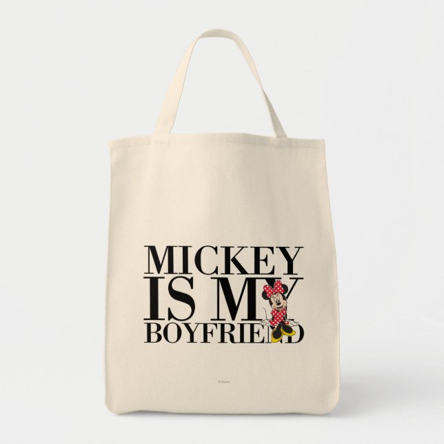Red Minnie | Mickey is My Boyfriend Tote Bag (Front)