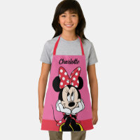 Red Minnie Mouse | Head In Hands Personalized