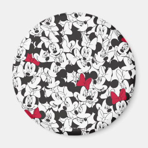 Red Minnie   Red Bow Pattern Magnet