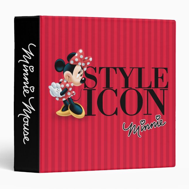 Red Minnie | Style Icon Binder (Front/Spine)