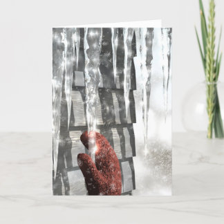 Red Mitten Holiday Card