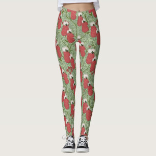Red Mittens Leggings