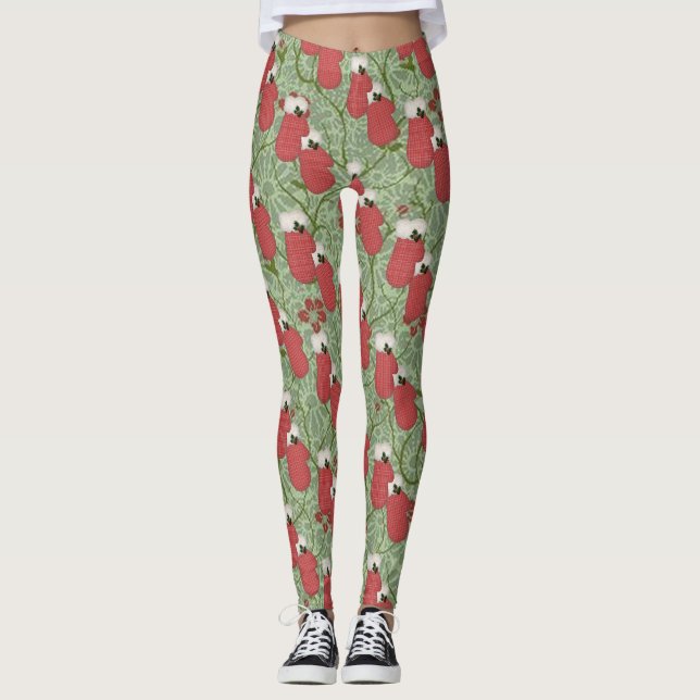 Red Mittens Leggings (Devant)