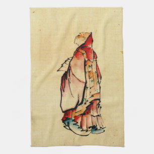 Red Monk 1840 Kitchen Towel
