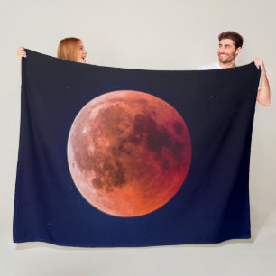 RED MOON FLEECE BLANKET