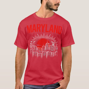 Red Moon Maryland  T-Shirt