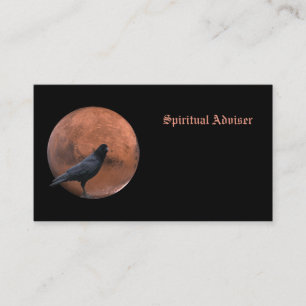 Red Moon Raven Business Card