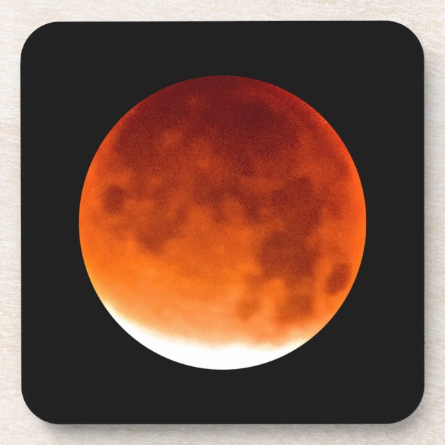 Red Moon Risiing Coaster (Front)