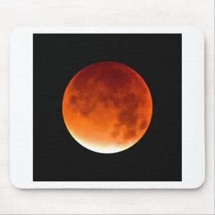Red Moon Risiing Mouse Pad