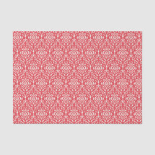 Red Moroccan Abstract Pattern Tissue Paper