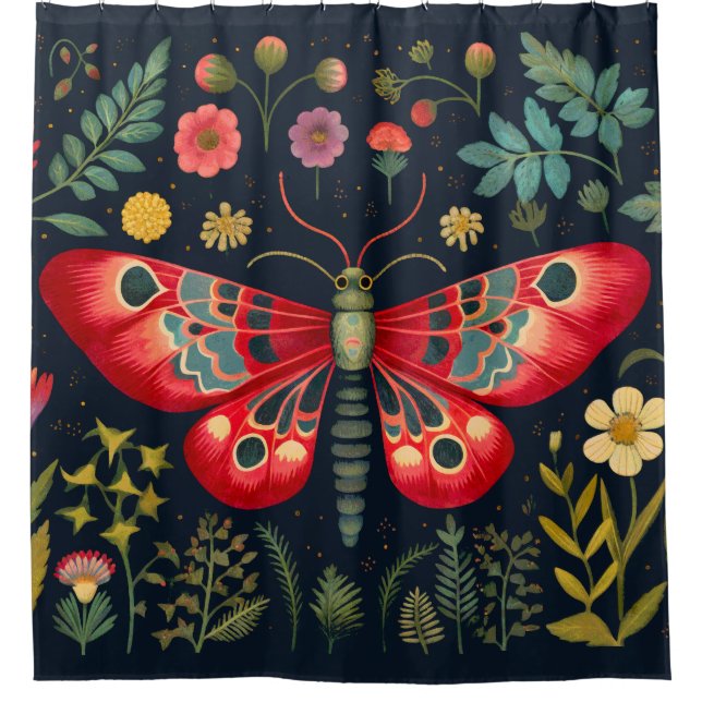 Red Moth In The Night Garden (Front)